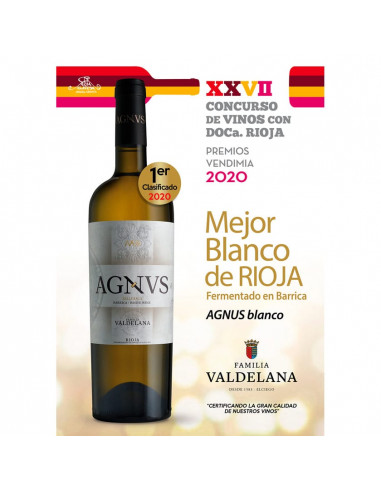 Agnvs de Valdelana Blanco Malvasía 2024